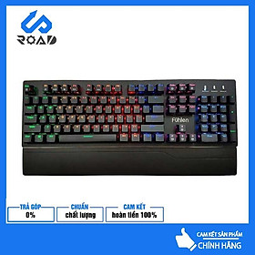 Bàn phím gaming Fuhlen E Eraser Mechanical Blue Switch Black - Hàng Chính Hãng