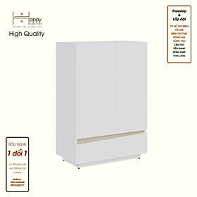 [Happy Home Furniture] VIGGO, Tủ lưu trữ 2 cửa mở - 1 ngăn kéo, 62cm x 32cm x 90cm ( DxRxC), TCM_173