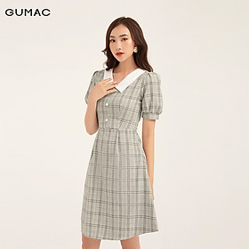 Đầm ly tùng có cổ GUMAC DB112