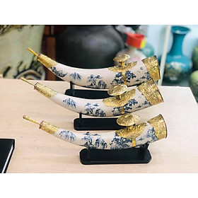 Mua Điếu Ngà Men Rạn Cổ Bọc Đồng