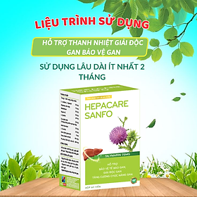 Hepacare Sanfo - Giải độc gan, tăng cường chức năng gan hộp 30 viên