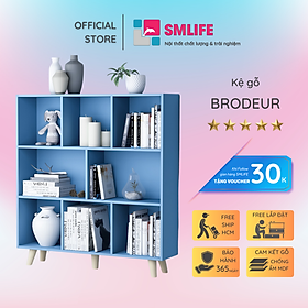 Mua Giá sách bằng gỗ trang trí gia đình SMLIFE Brodeur