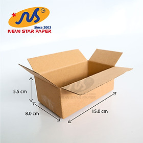 15x8x5.5 - Combo 20 thùng giấy gói hàng, thùng carton