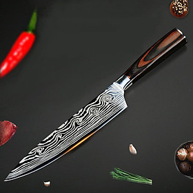 Mua DAO BẾP NHẬT UTILITY THÉP DAMASCUS MÃ LDT1