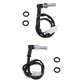 2Pcs Motorcycle Hydraulic Brake Light Switch Banjo  M10 1.25mm 1mm