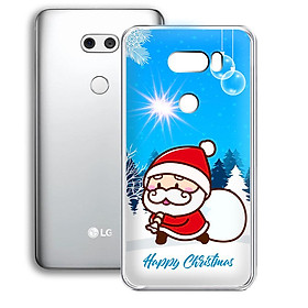 Ốp lưng điện thoại LG V30 - 01253 7939 SANTA02 - Noel - Merry Christmas - Silicon dẻo - Hàng Chính Hãng