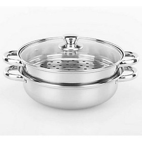 Mua NỒI HẤP 2 TẦNG ĐA NĂNG STEAM POT HÀNG INOX 304 DÀY CỨNG CÁP