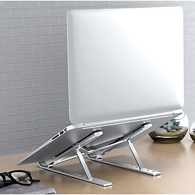 Mua Giá đỡ Laptop MacBook Ipad bằng nhôm có thể điều chỉnh độ cao  gập lại được - Hàng chính hãng Like Tech