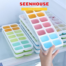 Mua Khay Đá Silicon Có Nắp Đậy 14 Viên  Khay Đựng Đá Tủ Lạnh  Làm Đá Thạch Kem Bảo Quản Chống Mùi Tuyệt Đối