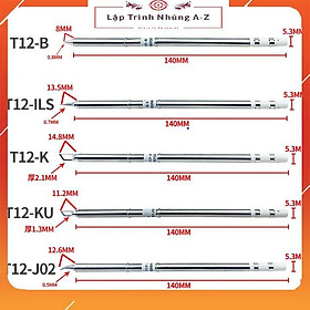 Mua  Lập Trình Nhúng A-Z  G15  Bộ Mũi Hàn T12 Ttip Hàn  Đầu Mỏ Hàn T12-K/KU/ILS/B/J02