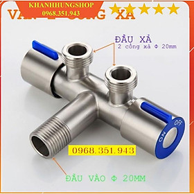 Mua Van nước đa năng 2 cổng xả thông minh