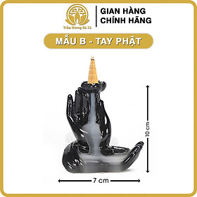 Mua Thác khói xông đốt trầm hương phong thủy bằng sứ tạo khói ngược thu hút tài lộc Trầm Hương Hà Xá