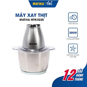 Mua Máy Xay Thịt MATIKA 2L Cối Inox MTK-3225 - Hàng chính hãng
