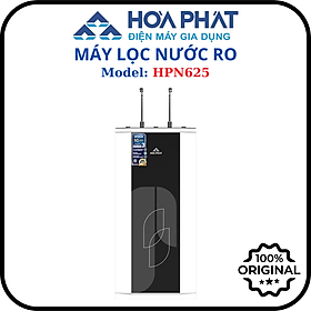 Máy lọc nước RO nóng lạnh Hòa Phát HPN625 - đạt chuẩn uống trực tiếp tại vòi - bảo hành 36 tháng - Hàng chính hãng
