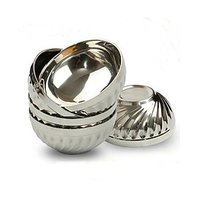 Mua 1 TÔ INOX 2 LỚP XOẮN CHỐNG NÓNG  CÁCH NHIỆT- (size 16cm)