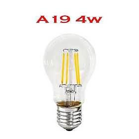 Mua Bóng đèn: Bóng A19 4W đui vặn E27 Mã A60 chống nước chuyên dùng cho trang trí ngoài trời  trong nhà
