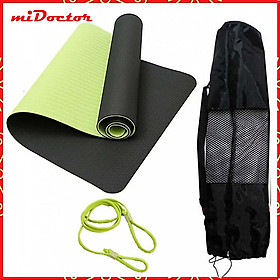 Thảm Tập Yoga miDoctor + Bao Tập Thảm Yoga (Giao Màu Ngẫu Nhiên)