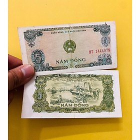 Mua Tiền 5 đồng Việt Nam 1976  tiền xưa sưu tầm thời bao cấp