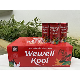 TPBVSK Nước uống thảo dược Wewell Kool thùng 24 lon