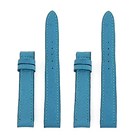  Dây đồng hồ da bò nhiều size màu xanh da HJ8111-25-39