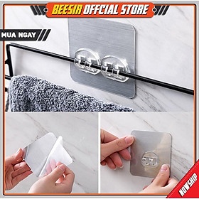 Mua Miếng Móc Dán Tường Chịu Lực Chống Thấm Siêu Dính Treo Kệ Inox Cao Cấp BEESIR