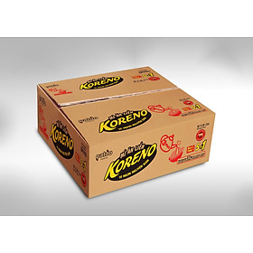 Thùng 6 Lốc Mì ăn liền Koreno Vị Bò Cay Lốc 5 +1 gói