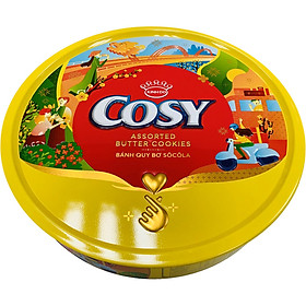 Bánh Quy Bơ Cosy Thập Cẩm Socola Hộp Thiếc 378g