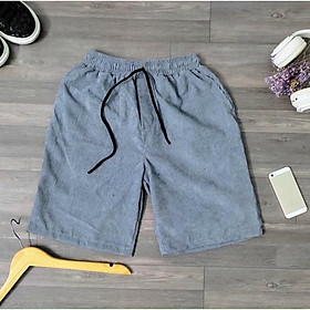 Quần Short Nhung gân Nam nữ Unisex Chất Đẹp, MÀU SẮC SỄ MIX ĐỒ