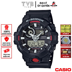 Đồng hồ nam dây nhựa Casio G-Shock chính hãng GA-700-1ADR (53mm)