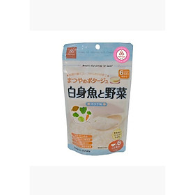 Cháo gạo Koshihikari vị cá trắng và rau  60g dành cho bé từ 6 tháng