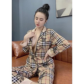 Đồ ngủ Lụa Maingo TDQD cực chanh sã, vải mềm mịn, không nhăn