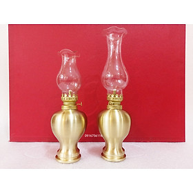 Mua Đèn dầu thờ cúng bằng đồng vàng nguyên chất - Đồ đồng Nguyệt Ánh