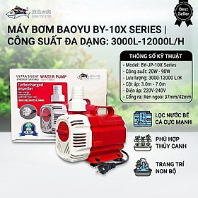 Máy Bơm Baoyu JP Series (3000-12000) Bơm Nước Hồ Koi Chạy Êm, Tiết Kiệm Điện 50% - JP-7000 55W