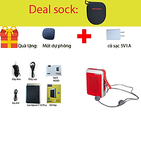 Mua Loa máy trợ giảng  Aporo T18 Plus  Bluetooth 5.0  Mic có dây Aporo  Hàng Chính Hãng