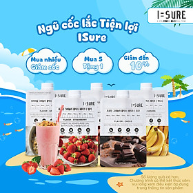 Ngũ cốc lắc giảm cân I=SURE/ISURE bổ sung lợi khuẩn, protein, collagen và chất xơ