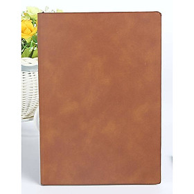Sổ tay bìa da Classic da lộn A5 100 trang