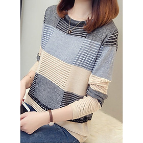 Áo len nữ kẻ caro màu Haint Boutique Al07