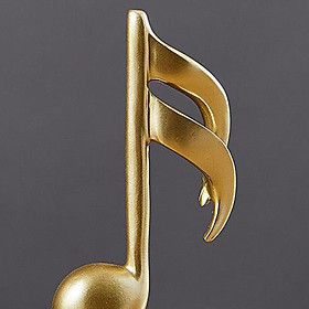 Resin Music Note Sculpture for Room Decoration Handcrafted Art Sculpture for Living Room Hallway Guest Room Console Table Home Decor