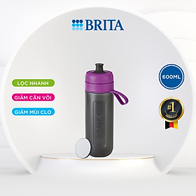 Bình Lọc Nước BRITA Active Purple - 600ml (Kèm Microdisc)