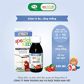 TPBVSK Special Kid Nervosité - Siro giảm lo âu, bồn chồn, căng thẳng (125ml) [Nhập khẩu Pháp]