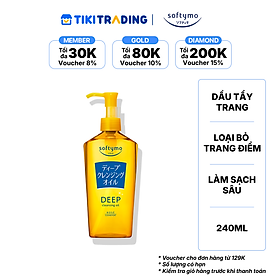Dầu tẩy trang làm sạch sâu SOFTYMO (240ml/ chai)