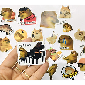 sticker set 30 ảnh Cheems ( mẫu ngẫu nhiên )