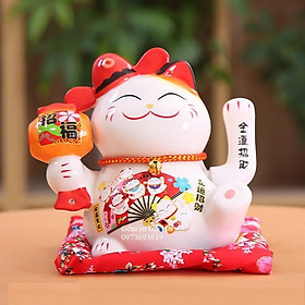 Mua Mèo thần tài may mắn phát tài  phát lộc cho gia chủ vẫy tay Nhật Bản Maneki Nekko chất liệu gốm sứ cao cấp nhiều mẫu