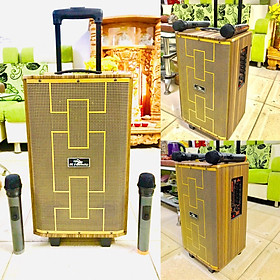 Hình ảnh Loa kéo karaoke di động Kiomic K89 loa kéo bluetooth mini hát karaoke gia đình âm thanh cực hay Tặng 2 micro - hàng chính hãng