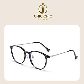 Mắt kính mát thời trang thay tròng được chic chic màu bạc đen cho nam và nữ bộ sưu tập mắt kính 2023