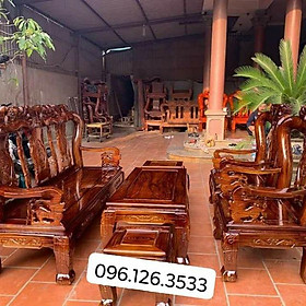 Mua Bộ bàn ghế phòng khách quốc đào tay 10 gỗ xoan