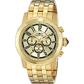 Invicta Men's 19465 Specialty 18k Gold Ion-Plated Watch