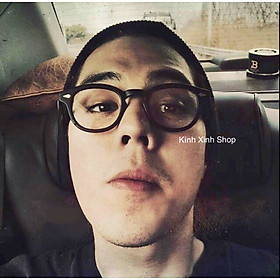 Kính Thời Trang Nam Nữ Mắt Vuông Basic Đi Đường Chống Bụi - Có thể thay tròng cận