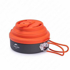 Chảo Dã Ngoại Huýt Sáo Đa Năng Có Nắp Đậy Silicon Naturehike NH19CJ006 Dung Tích 1.6L