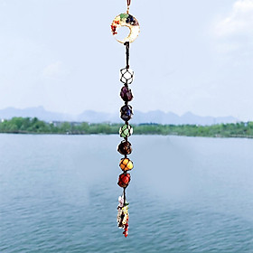 Colorful 7 Chakra Stones Window Meditation Home Decor Tree of Life Ornament